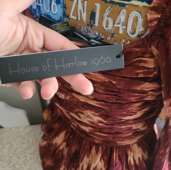 House of harlow 1960 printed dress - Picture 8 of 9